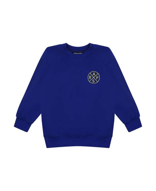 Girls Crew Neck Sweatshirt Emb Logo